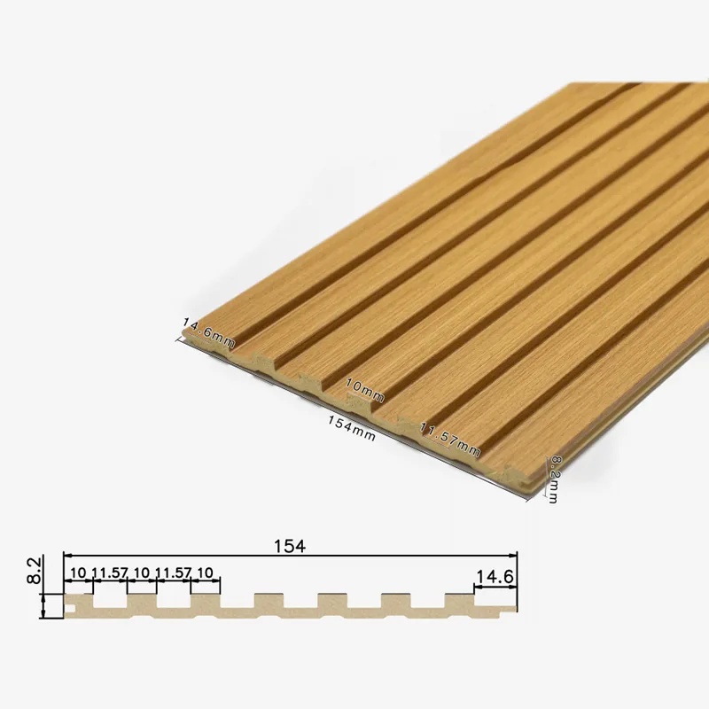 151 Massief gecanneleerd paneel met 7 rasters