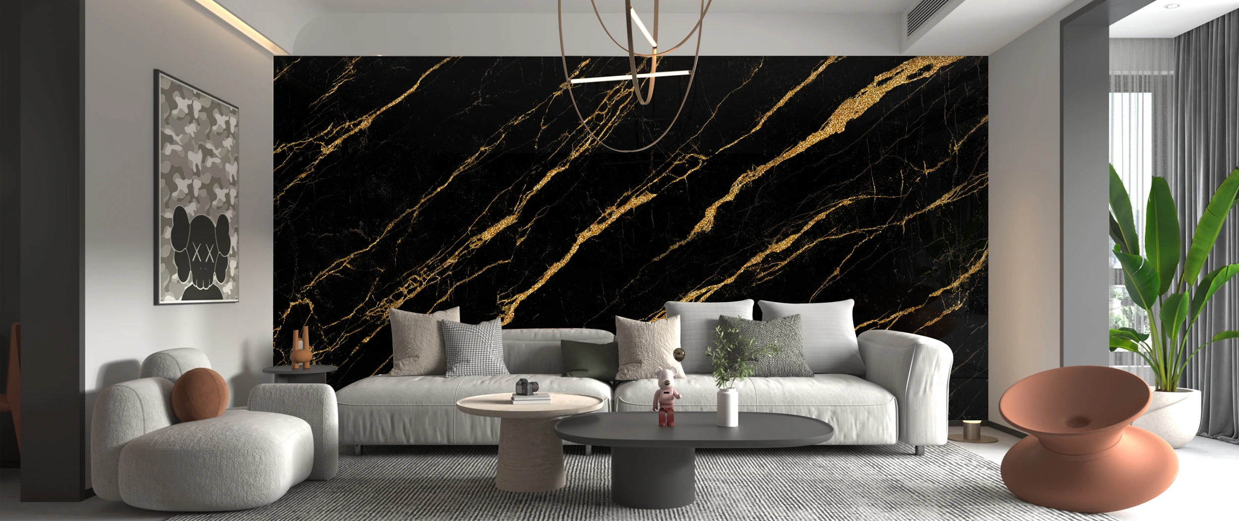 Achtergrondwandpaneel uit China Factory